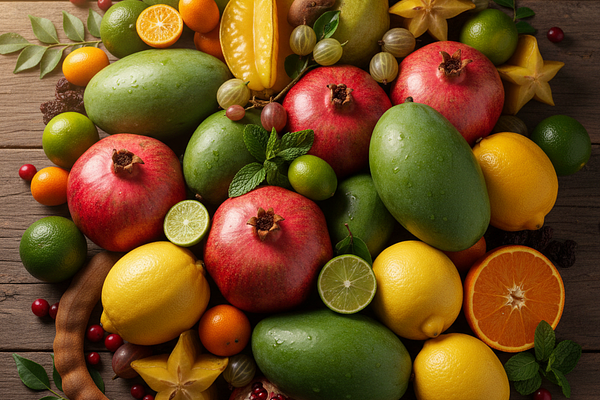 Sour fruits in excess