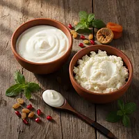 Yogurt and curd