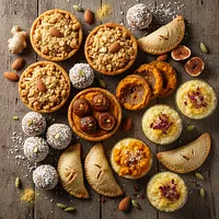 Sugary desserts and pastries