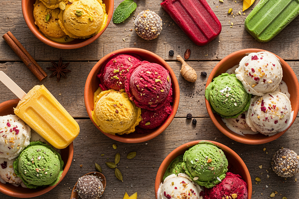 Ice cream and frozen treats