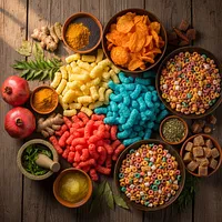 Processed foods with additives