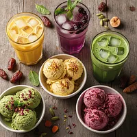 Cold beverages and ice cream