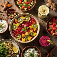 Cold foods and beverages