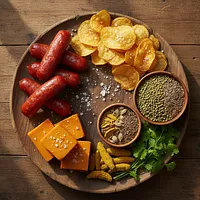 High sodium processed foods