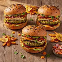 Fast food burgers