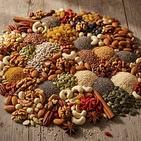 Nuts and seeds in excess