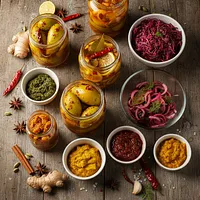 Pickled and preserved foods