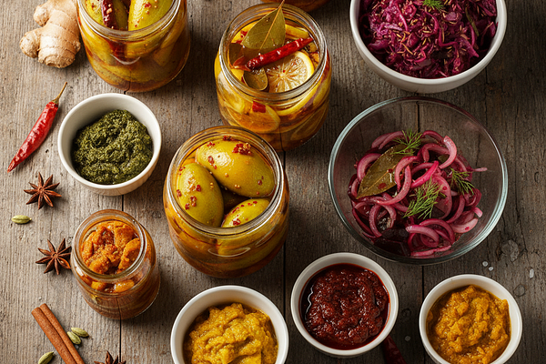 Pickled and preserved foods