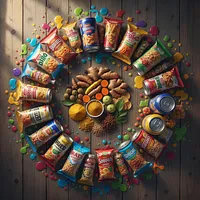 Processed foods with chemicals