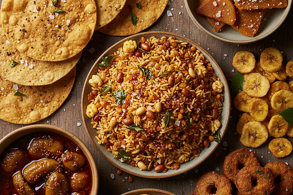 High-sodium processed foods