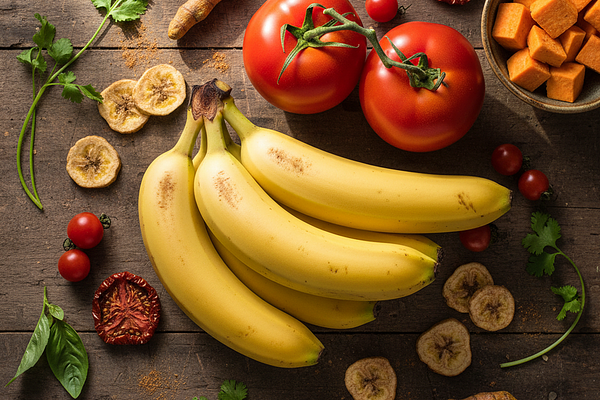 High-potassium foods (bananas, tomatoes)