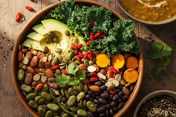 High-protein foods with levodopa