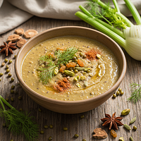 Ashwagandha Mung Bean Porridge with Fennel
