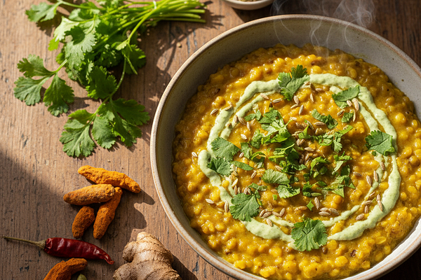 Kitchari with Cooling Coriander and Fennel