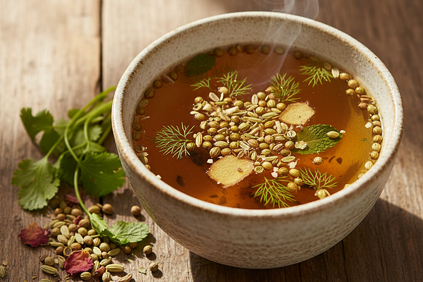 Fennel-Coriander Pitta-Cooling Digestive Tea