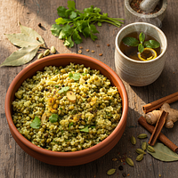 Mung Bean-Coriander Digestive Khichdi