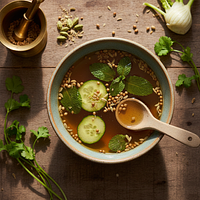 Coriander-Fennel Pitta-Cooling Digestive Tea