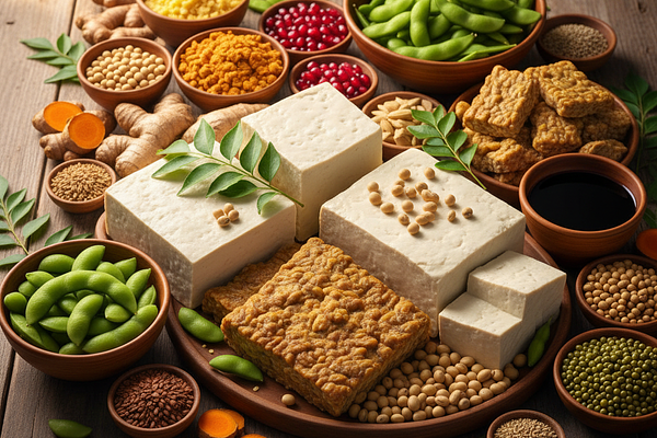 Soy products in excess