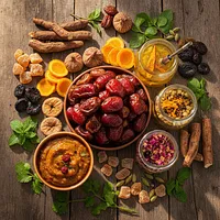 Foods with preservatives