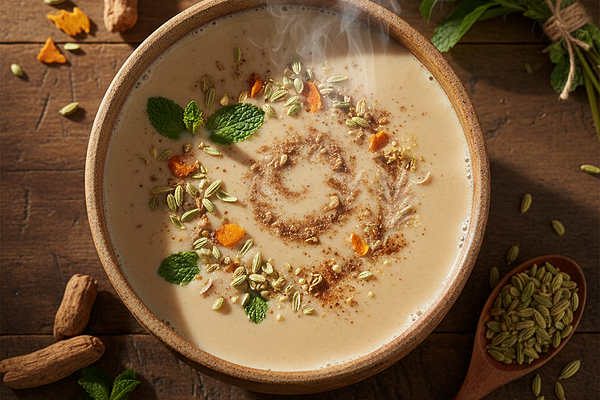 Ashwagandha Calming Milk with Fennel