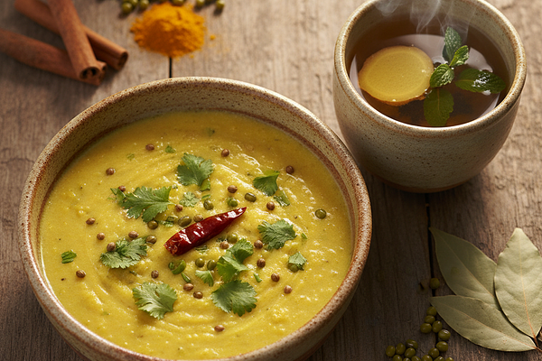 Mung Dal-Coriander Digestive Kitchari