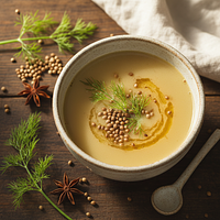 Cooling Fennel-Coriander Ghee Tonic