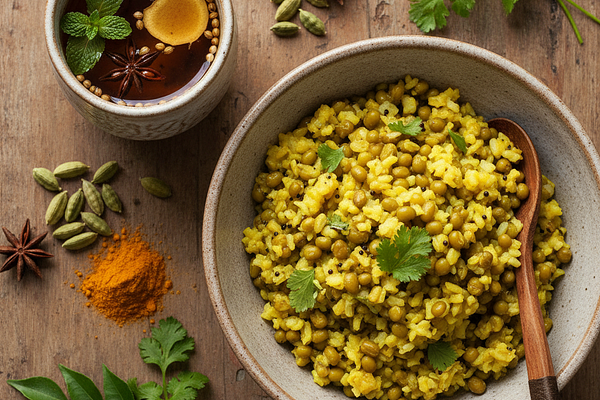 Mung Bean & Coriander Digestive Khichdi