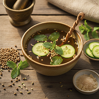Fennel-Coriander Cooling Digestive Tea
