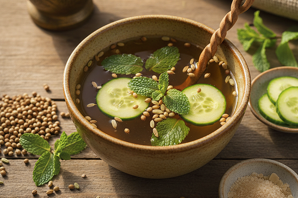 Fennel-Coriander Cooling Digestive Tea
