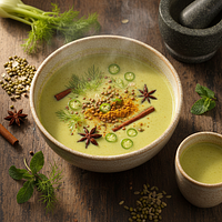 Cooling Mung Bean & Fennel Soup