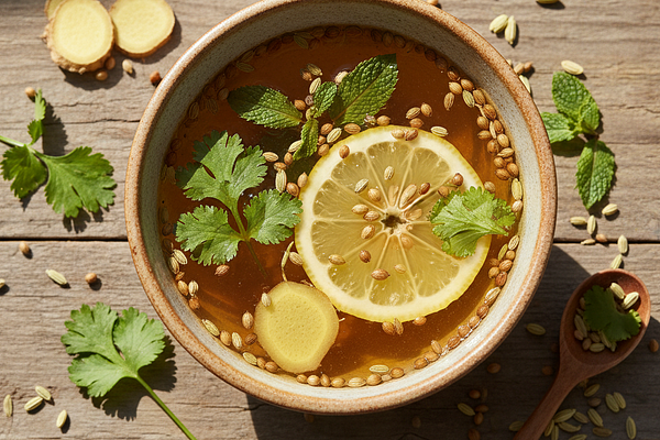 Coriander-Fennel Cooling Digestive Tea