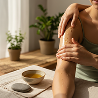 Sesame Oil Abhyanga with Marma Point Focus