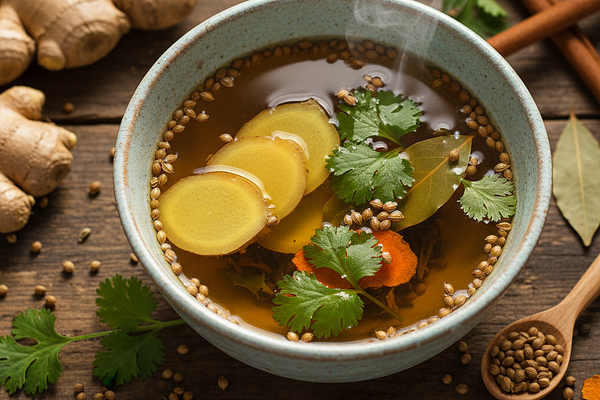 Ginger-Coriander Pitta-Cooling Detox Tea