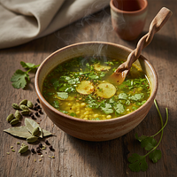 Mung Dal & Coriander Spring Khichdi Broth