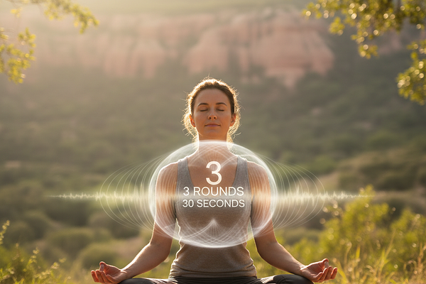 Bhastrika Pranayama (Bellows Breath) — 3 Rounds of 30 seconds
