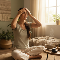 Brahmi Abhyanga (Medicated Oil Self-Massage with Brahmi Oil)