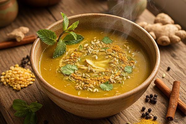 Mung Dal & Fennel Digestive Kichdi Broth